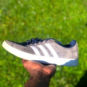 Adidas Mens VL Court 2.0 Suede Blue